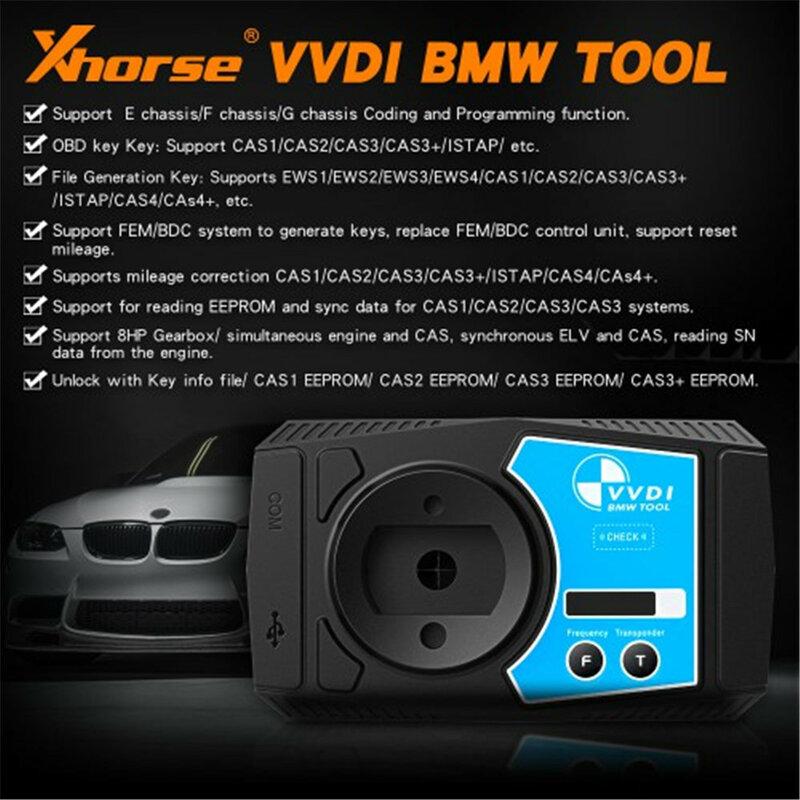 Xhorse VVDI for BM-W Diagnostic Odometer Correction Coding and Programming Tool