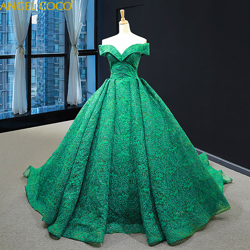 Fora do ombro sexy verde luxo vestidos de noite maternidade moda formal vestidos de noite longo elegante vestido de baile festa abendkleider