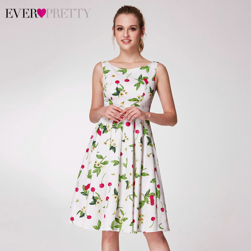 Elegante floral impresso vestidos de baile sempre bonito a linha com decote em v sem mangas simples vestidos de formatura