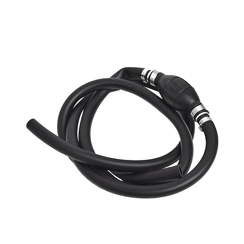 Rubber RV Marine Boat Fuel Line Hose with Primer Bulb 1/4 inch 6mm, 6 Feet/2 Meter Fuel Line Assembly for Boat RV Tractor