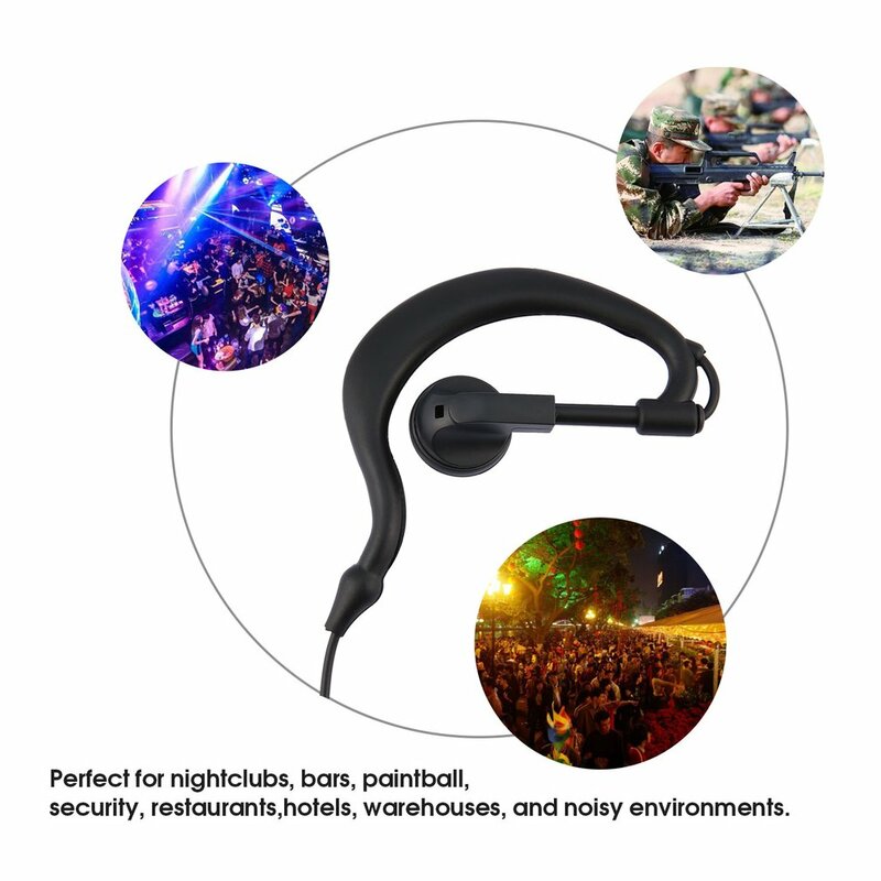 Baofeng – ensemble d'écouteurs pour talkie-walkie UV 5r, oreillettes Radio, Microphone 888S uv5r UV 5RA UV 5RE UV82