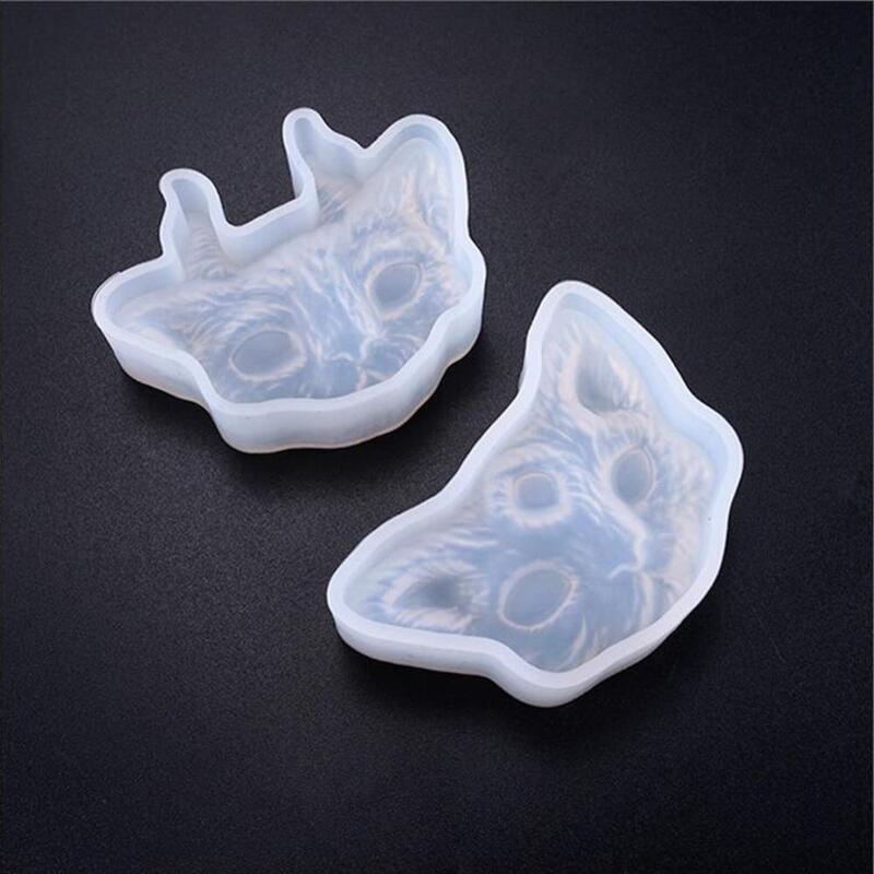 New Transparent Silicone Mould 2/3-eye Devil Cats Head Mold Jewelry Making DIY Craft Resin Epoxy Glue Mold for DIY Jewelry Prop