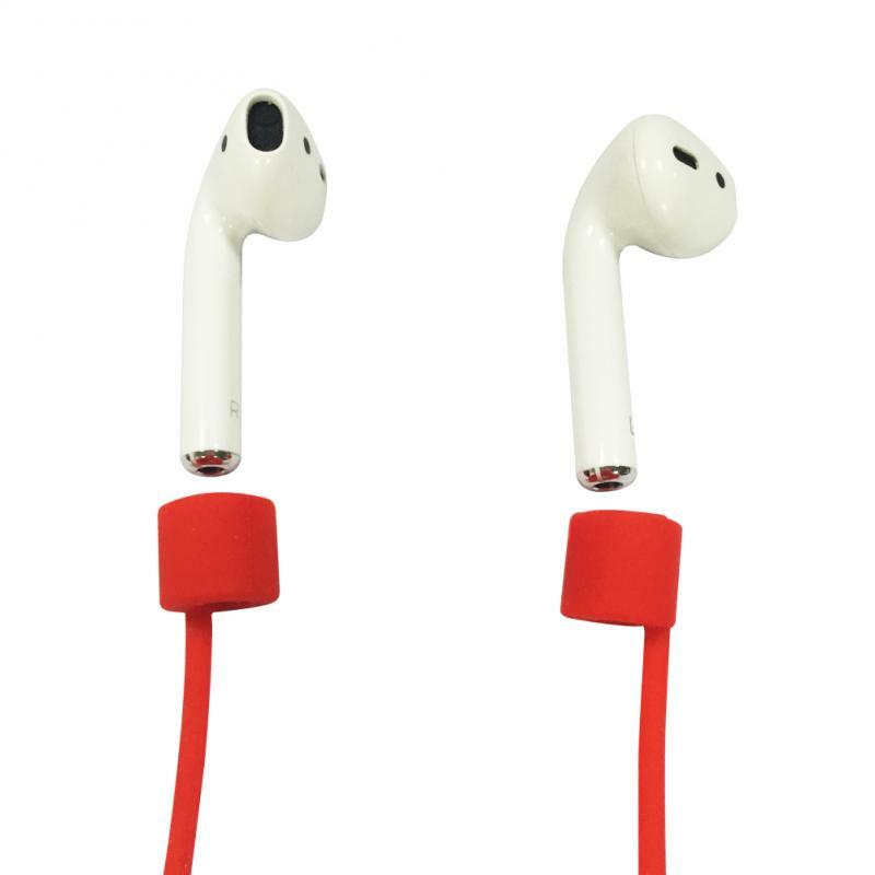 Silicone anti-perdido pescoço cinta corda sem fio confortável fone de ouvido titular corda de corda de alta qualidade para apple airpods
