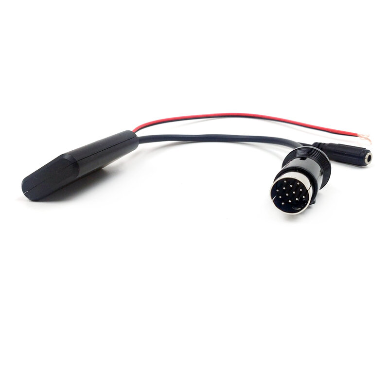 Biurlink dla Kenwood 13Pin AUX Port wejściowy 150CM Bluetooth 5.0 mikrofon telefon komórkowy odtwarzanie muzyki kabel Audio Adater