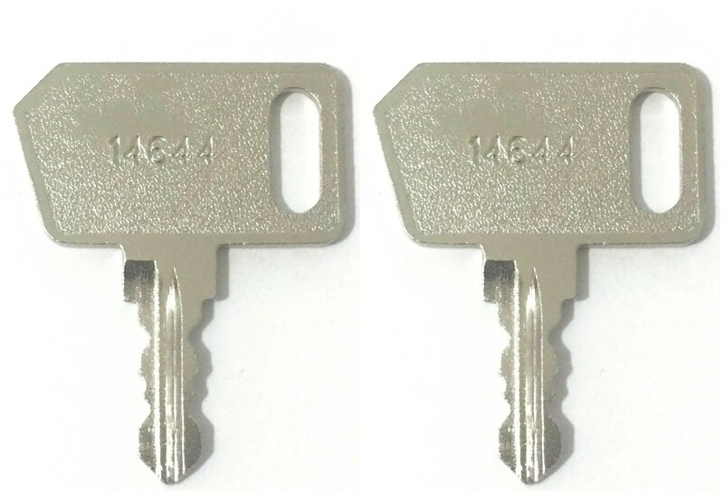 (2)key For Terex 14644 M516 Generation Gen 7 Dumptruck ADT Ignition Keys