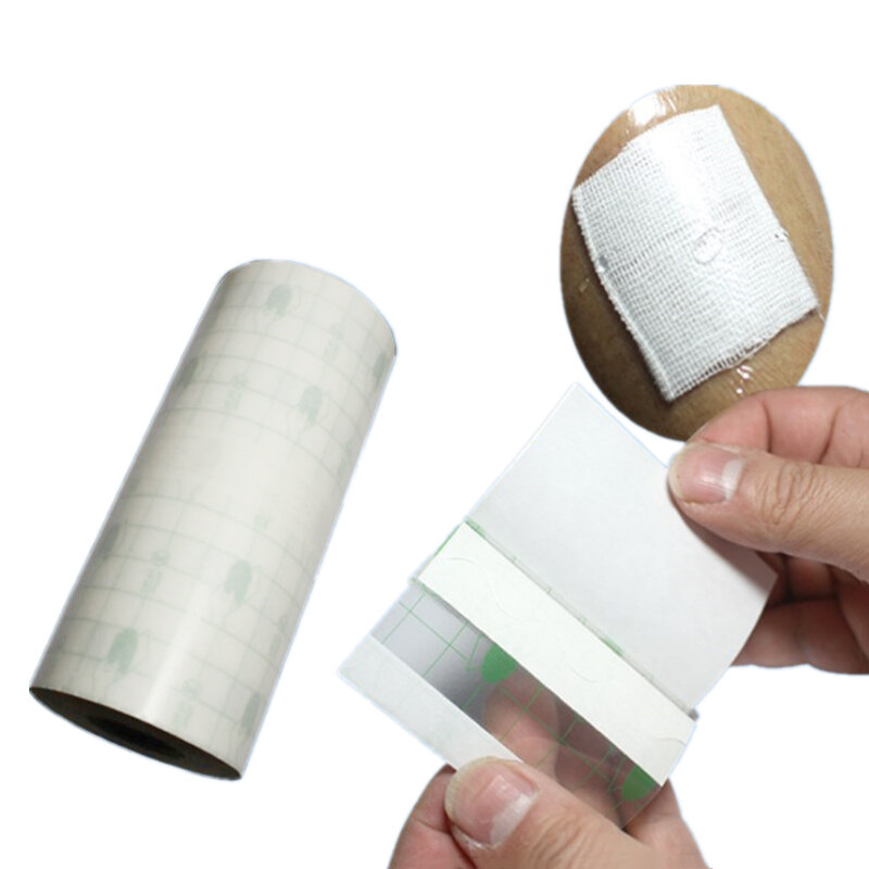 1Roll Medical 5/7/10/15/20cmx10m Waterproof Transparent Adhesive Tape Wound Dressing Fixation Tape Belly Button Plaster Fixation