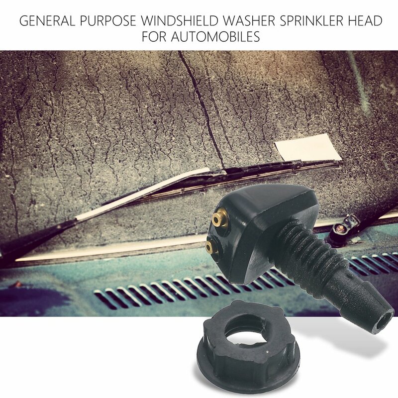 Limpiador de cabezal de limpiaparabrisas Universal para coche, tapa de surtidor con forma de ventilador, ajuste de boquilla de salida de agua