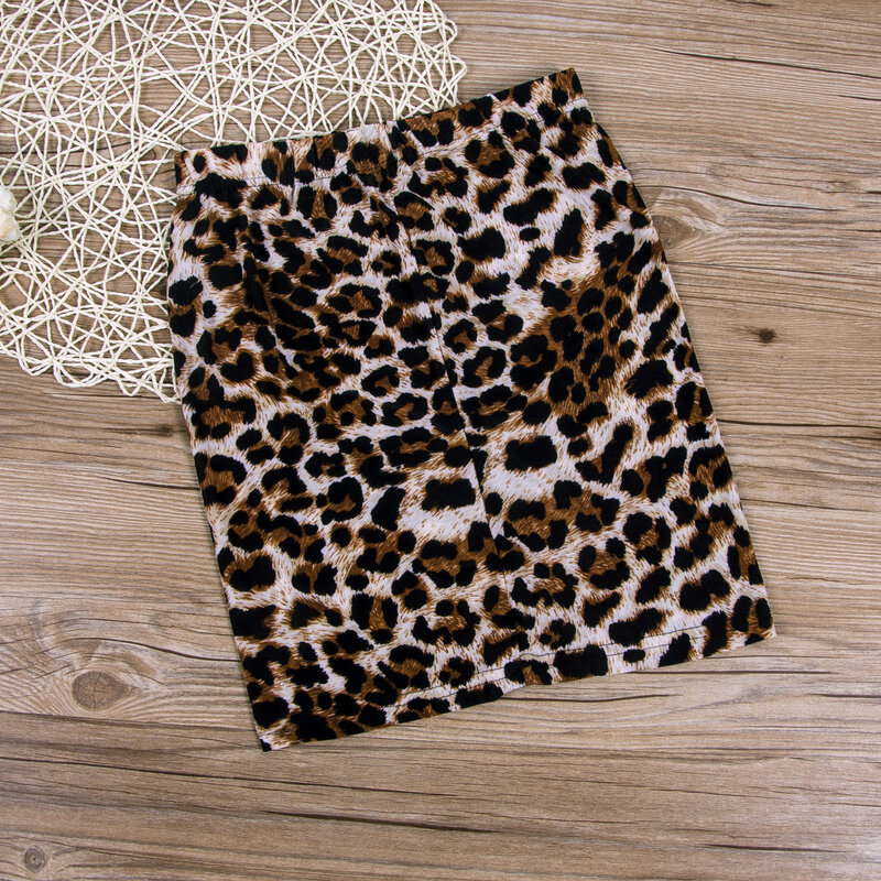 Sexy Vrouwen Leopard Grain Gedrukt Rok Zomer Mode Trend Korte Hoge Taille Potlood Tas Hip Wilde Mode Casual Mini Rok