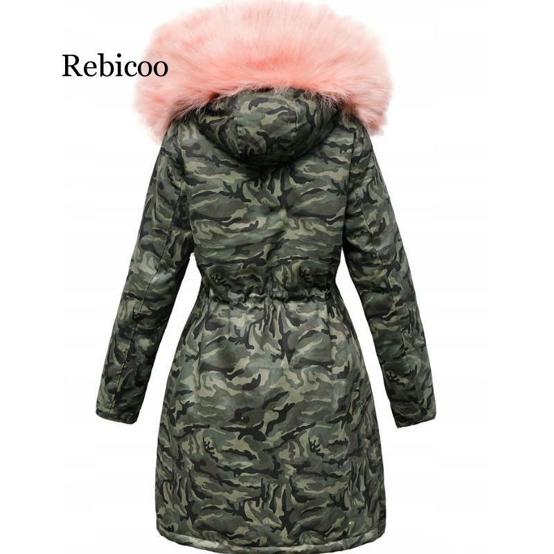 Chaqueta de lana con Cuello de piel para mujer, abrigo largo con cremallera, con capucha y cinturón, para invierno