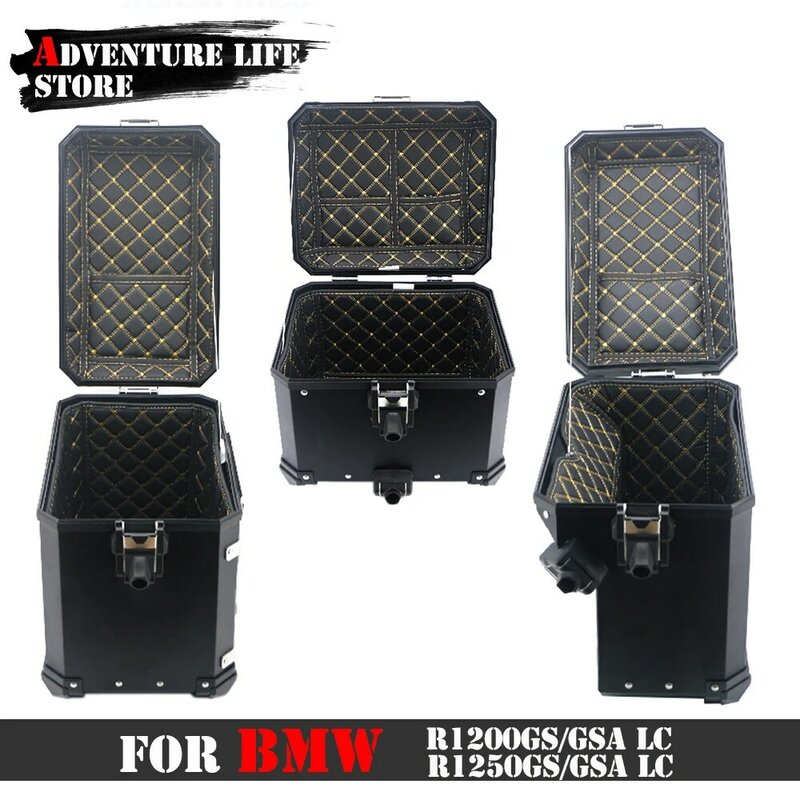 Caixa de bagagem traseira Inner Container, Alforje lateral do tronco, Bolsa interna para BMW R1200GS LC ADV Adventure R 1250GS, R 1200GS