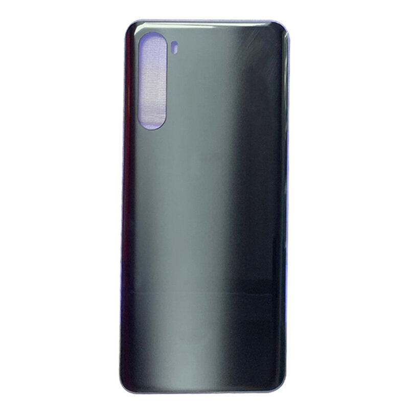 Estojo habitacional para bateria OnePlus Nord, porta traseira, tampa traseira com logotipo, adesivo adesivo, peças de reparo