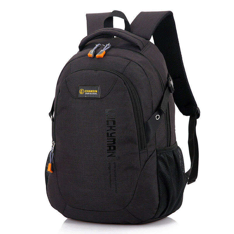 New Fashion Men's Backpack Leisure Outing Travel Computer Student Bag Multi-function Large-capacity High Quality Design