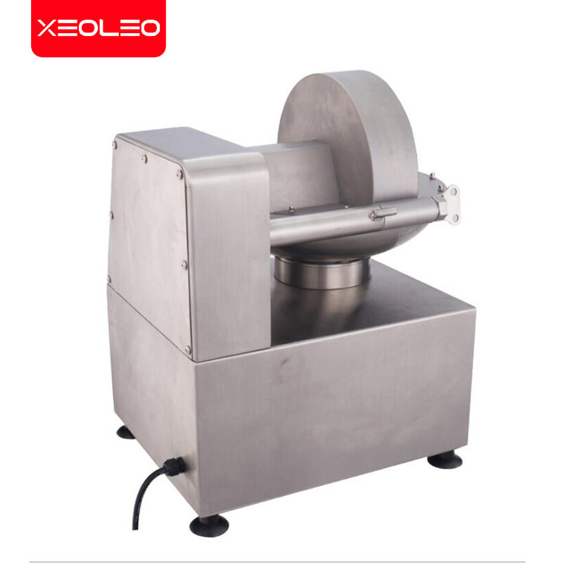 XEOLEO-Máquina trituradora comercial para verduras/Carne, máquina de relleno de acero inoxidable, máquina de picado de tamaño pequeño