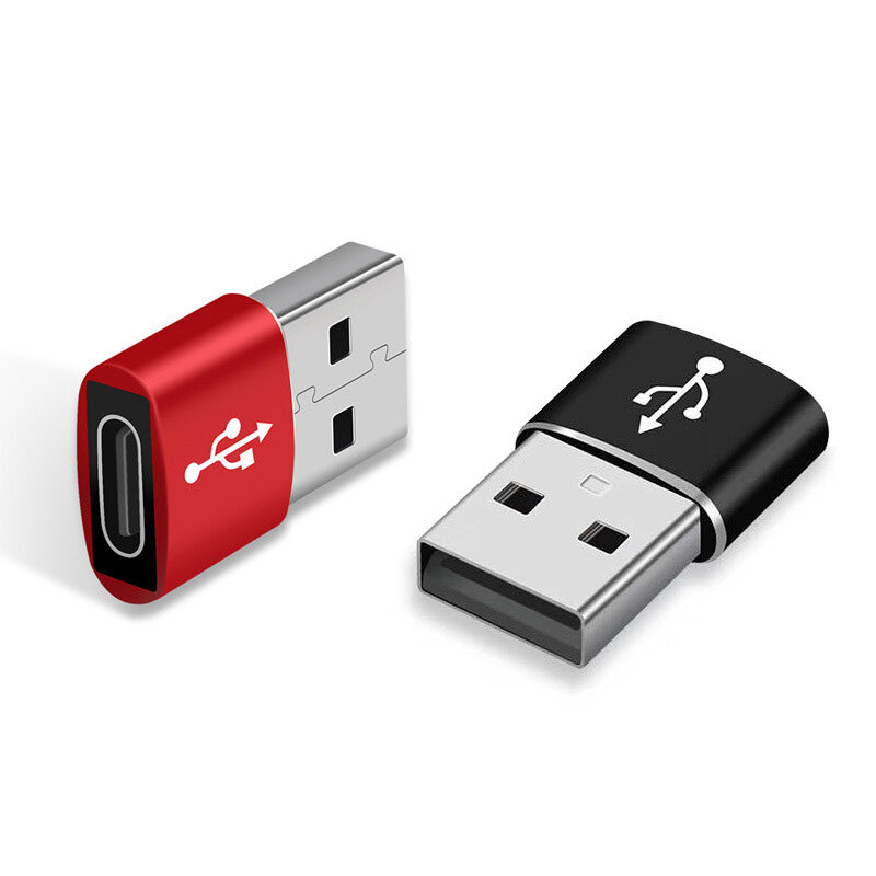 Adaptor USB Ke Tipe C OTG Konverter USB USB-C Jantan Ke USB Mikro Tipe C Betina untuk Konektor OTG Macbook Samsung S20 USBC