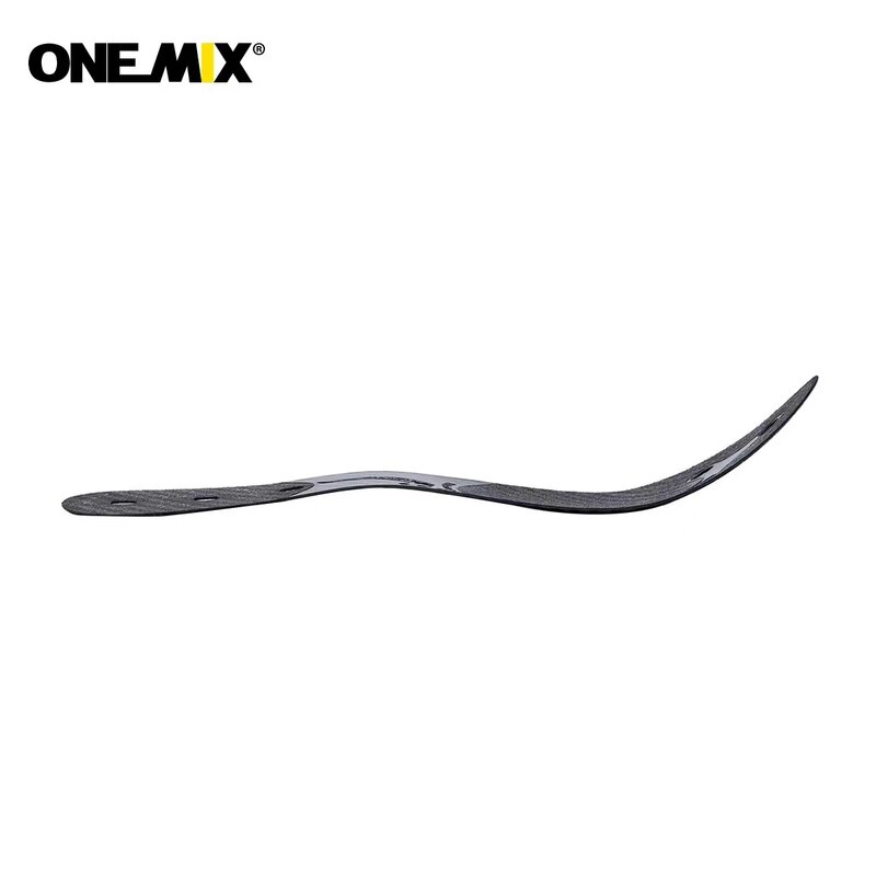 Onemix Carbon Plaat Voor Hardlopen 45 ° Shovel Koolstofvezel Binnenzool Voor Race-Dikte Wandelen Sport Inlegzolen Outdoor Schoen-Pad