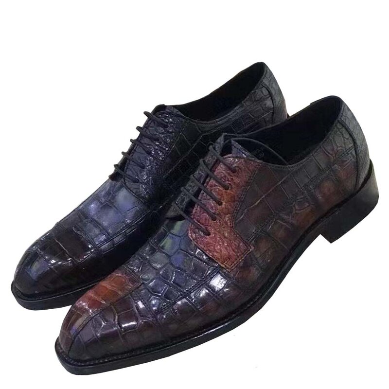 Новинка, Мужская классическая обувь yingshang, мужские деловые туфли, мужская обувь из крокодиловой кожи, свадебная обувь, деловые модные туфли