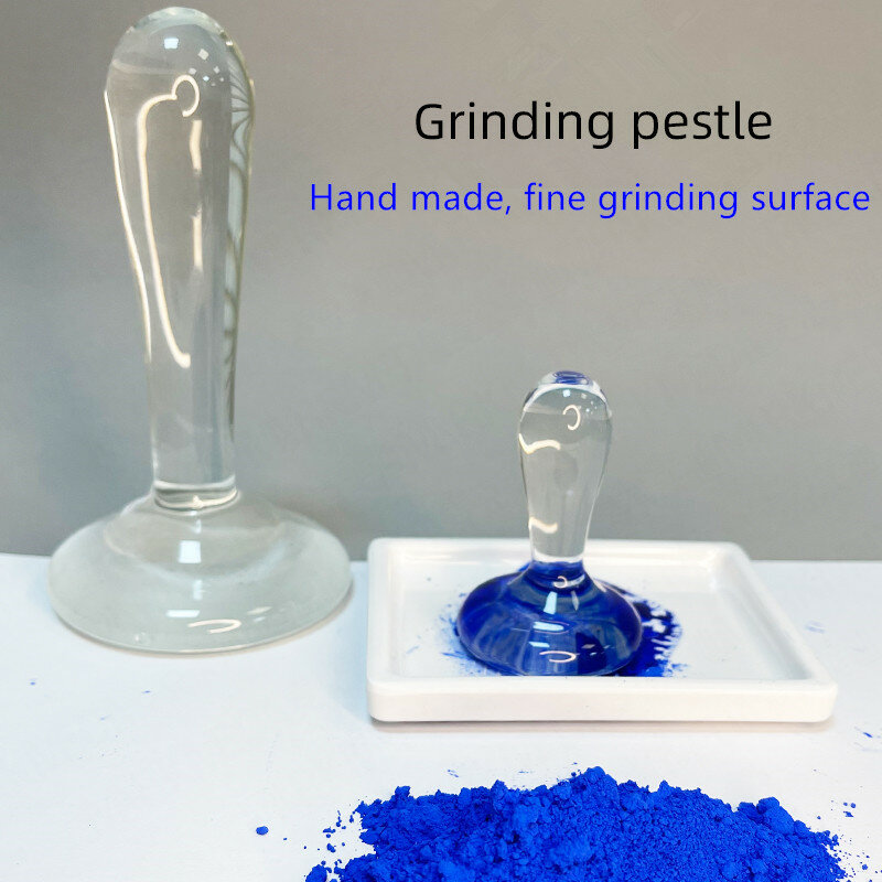 テンプラ中国絵画用の高ホウケイ酸ガラスから作られた新しいスタイルのミネラル顔料パウダーthang-ga pestle