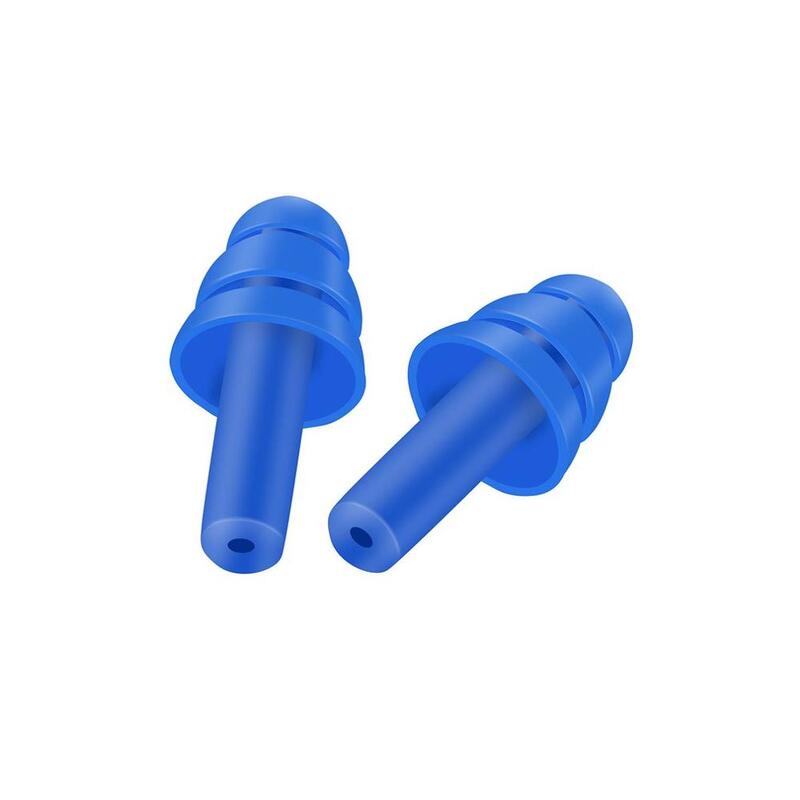 A Pair Spiral Convenient Silicone Ear Plugs Anti Noise Snoring Earplugs Comfortable For Sleeping Noise Reduction Accessory