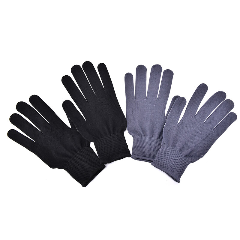 2 шт./1 пара черный серый выпрямитель для волос щипцы для завивки парикмахерские термостойкие перчатки для пальцев противоскользящая защита от ожогов