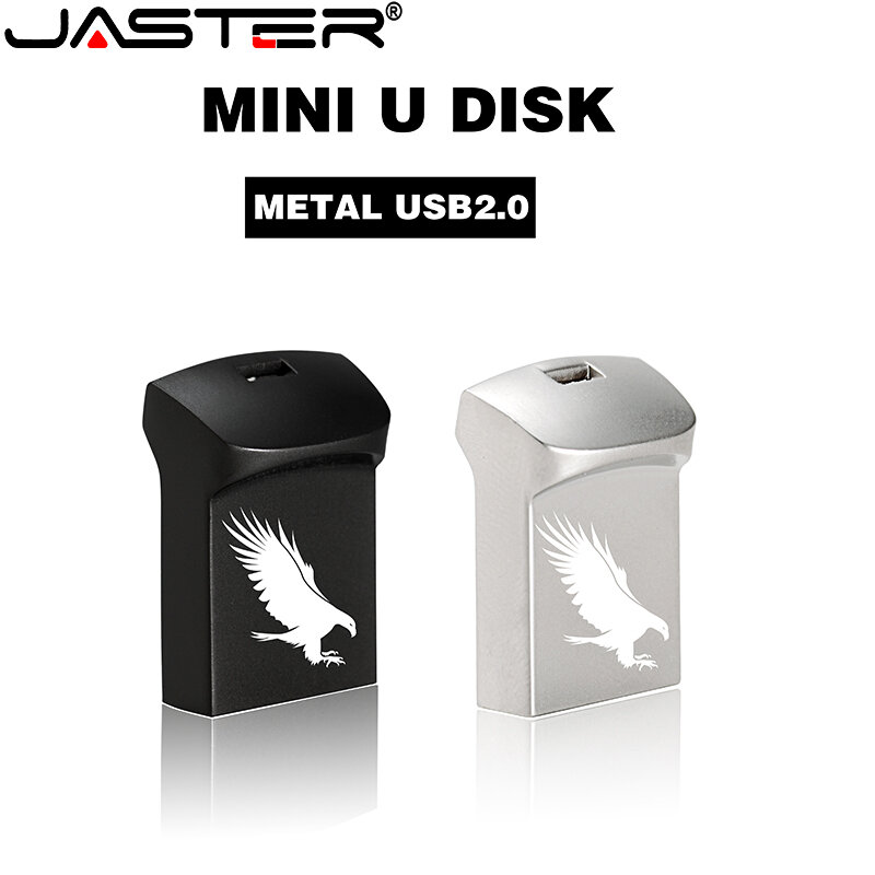 Jaster Mini Metalen Usb Flash Drive 4G 8G 16Gb 32Gb 64Gb 128G Personaliseren Pen drive Usb Memory Stick U Schijf Gift Custom Logo