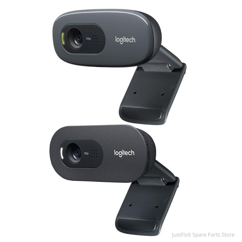 Logitech c270/c270i webcam 720p hd microfone embutido câmera web para pc web chat câmera