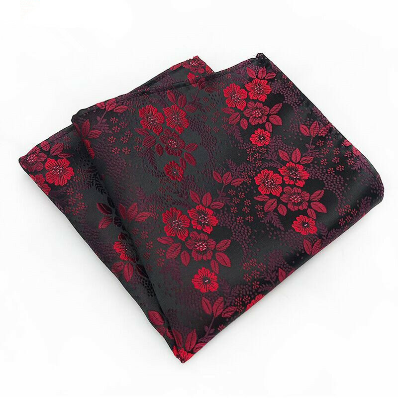 Pañuelo cuadrado de bolsillo para hombre, 25x25CM, de diseño, a la moda, punto, Cachemira, Floral, estilo a cuadros, regalo, traje de negocios, nuevo