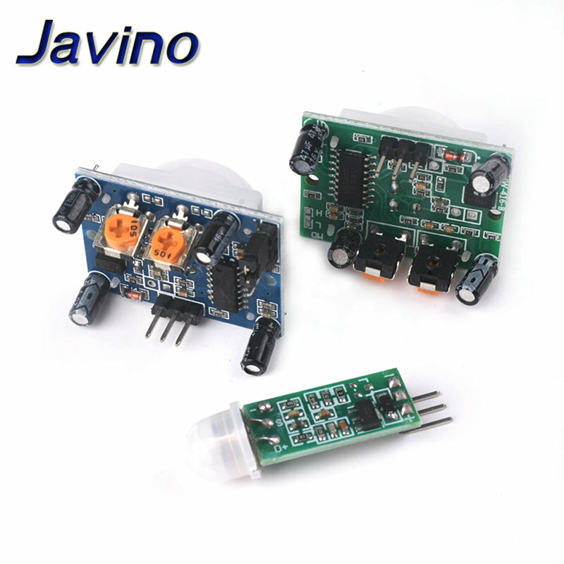 HC-SR501 ปรับอินฟราเรด IR Pyroelectric อินฟราเรดโมดูล PIR Motion Sensor Detector Module สำหรับ Arduino DIY Kit HC-SR505