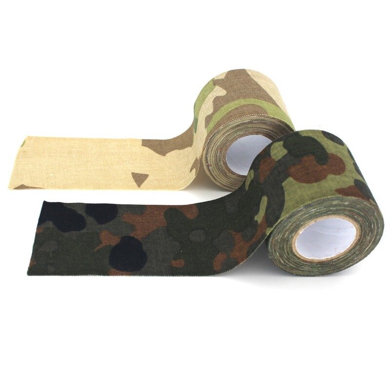 Self adhesive Non woven Camouflage Wrap Rifle Jagd Schießen Radfahren Band Wasserdicht Camo Stealth Band