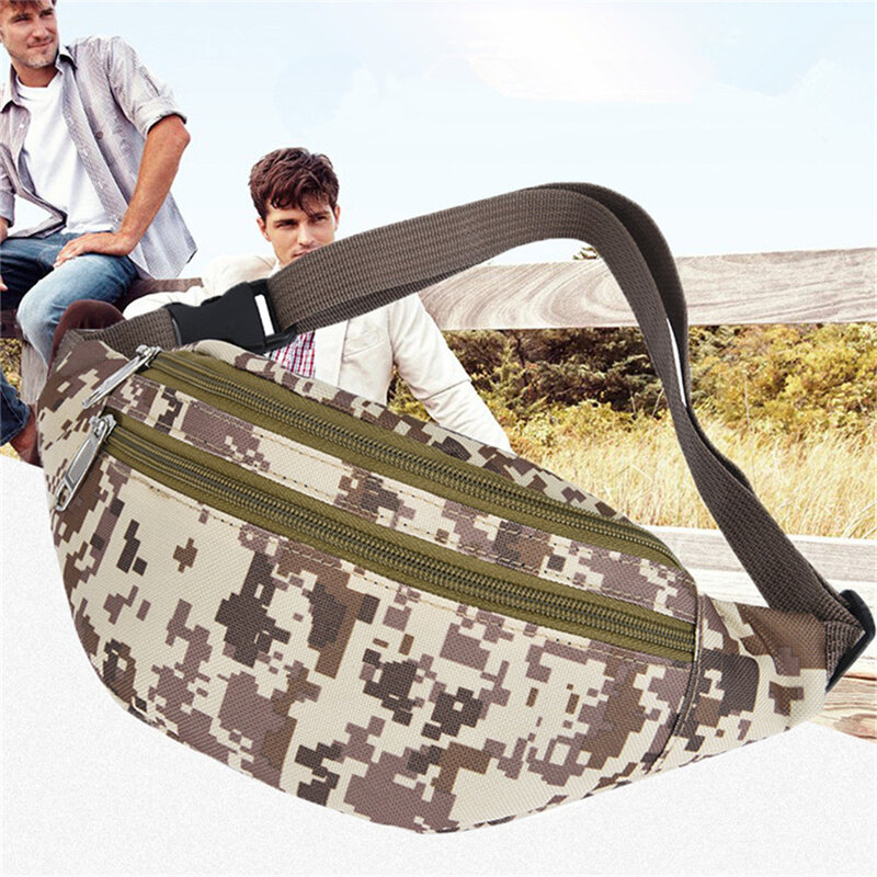 Tactical Camo Handbag for Men, Crossbody Bag Masculino, Peito Bag, Money Belt Bags, Outdoor Hunting, Camping Accessories, Tools Pack, Travel Pack