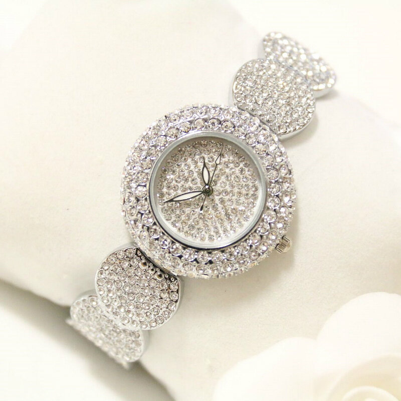 高級女性の腕時計ダイヤモンド montre で有名なエレガントなブレスレットは腕時計レディース腕時計 relogios femininos saat ゴールド腕時計