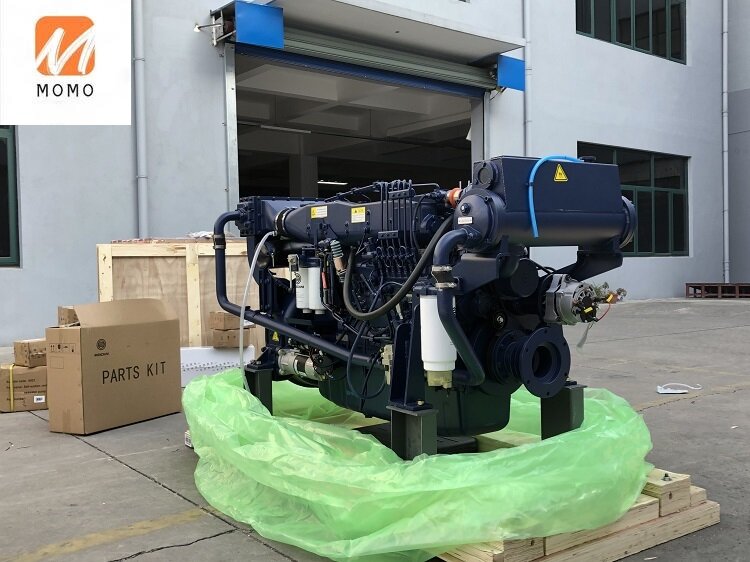 Новый Судовой двигатель с водяным охлаждением LYN Weichai, 1500 кВт (л.с.), об/мин, лодочный двигатель