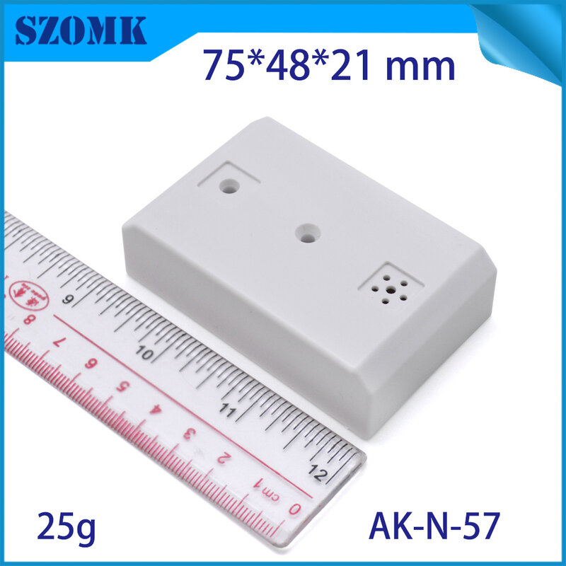 1 шт. 75*48*21 белый абс пластиковый квадратный корпус звукоснимателя для электрической коробки с обслуживанием по индивидуальному заказу
