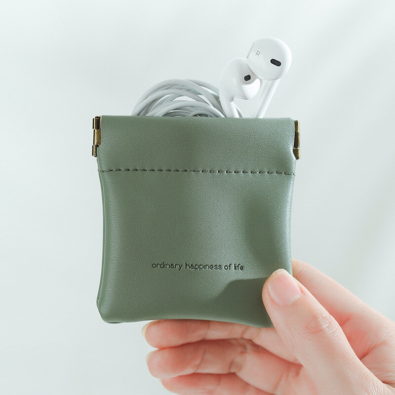 2022 새로운 기능 화장품 가방 작은 여성 휴대용 이어폰 보호 커버 미니 쥬얼리 작은 가방 Sundries 립스틱 저장 가방