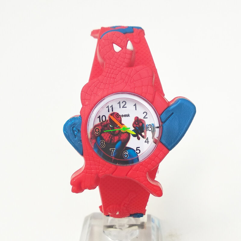 2019 Dropshipping ocio Pentium silicona hermosa dibujos animados relojes niños niño niña reloj moda Spiderman niños reloj Digital