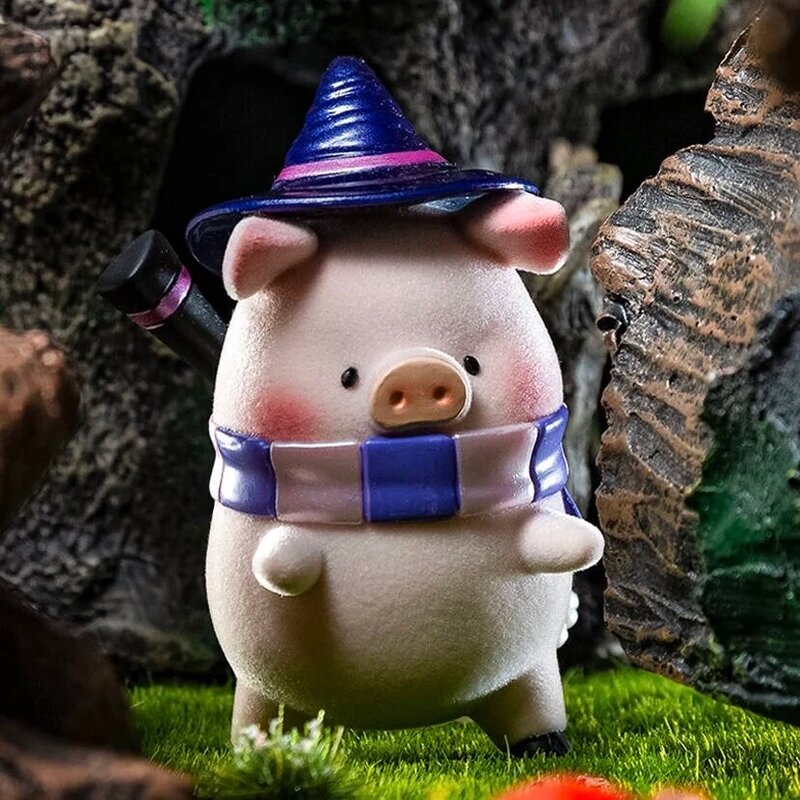 Blind Box Toys Canned The Wizard LULU Pig Caja Ciega Blind Bag Toys for Girls Anime Figures Cute Model Birthday Gift Home Decore