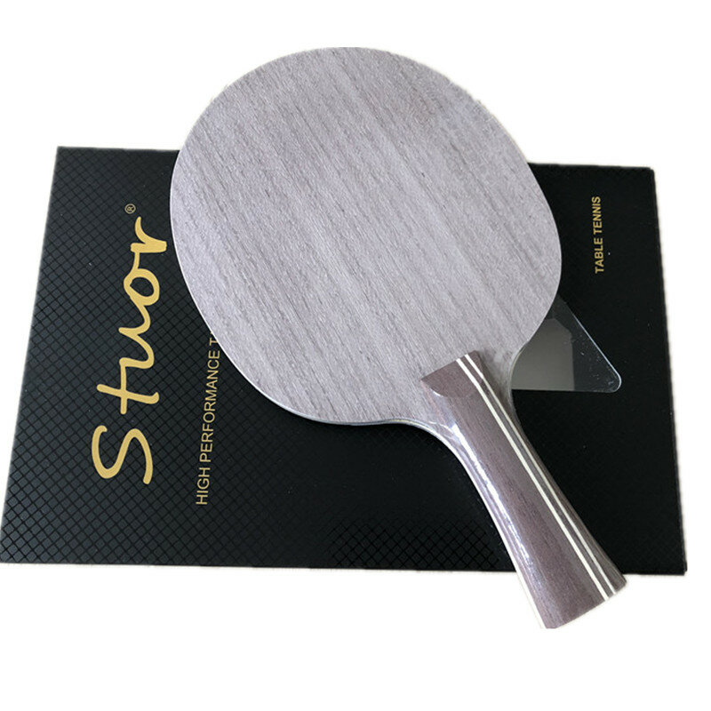 Stuor – raquette de tennis de table en fibre de carbone 19, structure à 7 plis, manche FL ou cs, battes de ping-pong pour lame de tennis de table