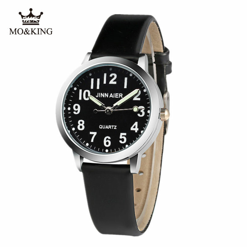 Luxuryที่ไม่ซ้ำกันสีดำหมายเลขเด็กชายหญิงควอตซ์นาฬิกาข้อมือนาฬิกาของขวัญเด็กสร้อยข้อมือSynoked ...