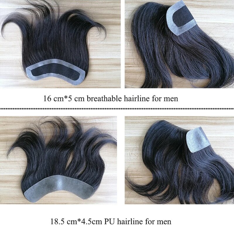 ShowCoco Clip In Bangs Human Hair Bangs Bun For Women and Men Straight Hair Pieces Machine-Made Remy Blunt Clip On Bangs