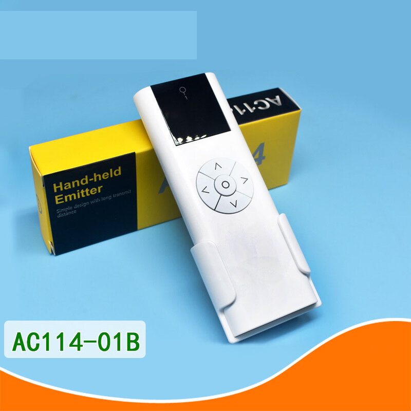 Original A-OK AC114-1 Channel Remote Controller AC114-6 RF433 Wireless Transmitter for A-OK AC114-2 Curtain Motor/Tubular Motor