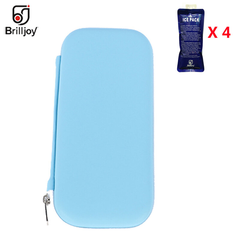 Brilljoy-Sac isotherme portable, étui de voyage isolé pour insuline diabétique, sac de glace en aluminium, nouveau