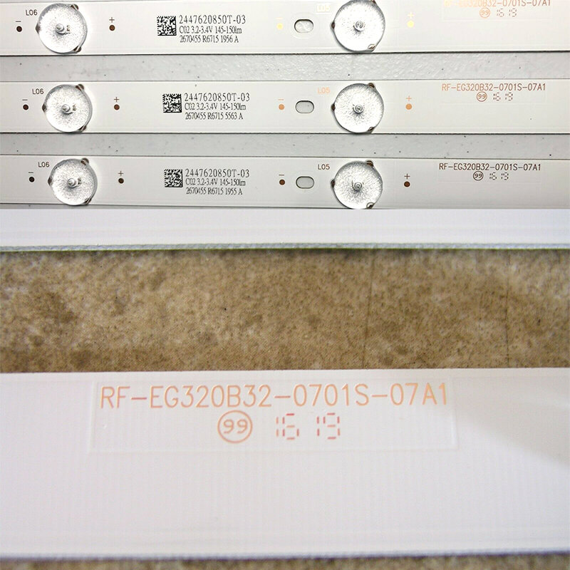 (에서 선박 us) ERGO LE32CT5500AK LE32D6 LE32CT1000AU LED 바 백라이트 스트립 라인 GC32D07-ZC21AG-29 ShineOn 2D02296 Rulers Array 용 TV 밴드