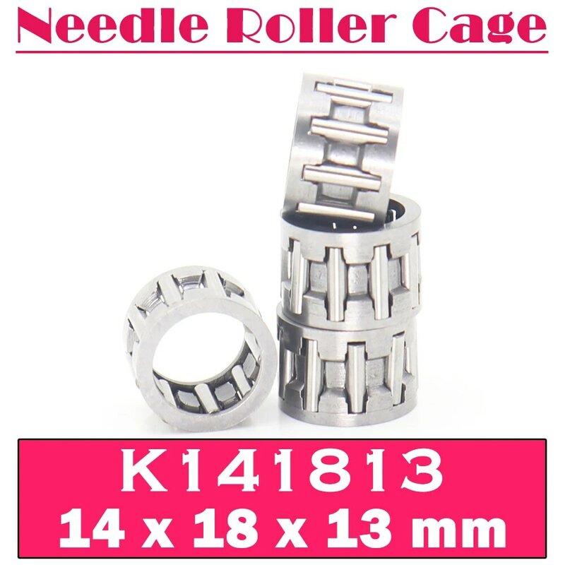 Rodamiento K141813 (10 piezas), conjunto de jaula y rodillo de aguja Radial de 14x18x13mm, rodamientos K141813 39242/14, K14x18x13
