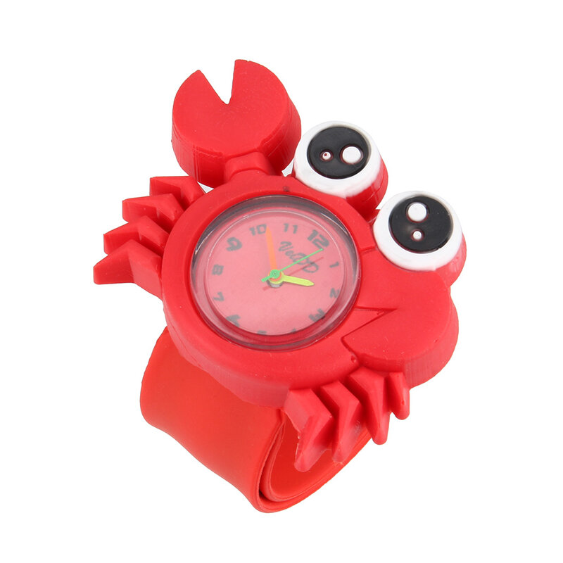 새로운 귀여운 동물 만화 실리콘 밴드 팔찌 팔찌 시계 아기 아이 NIN668