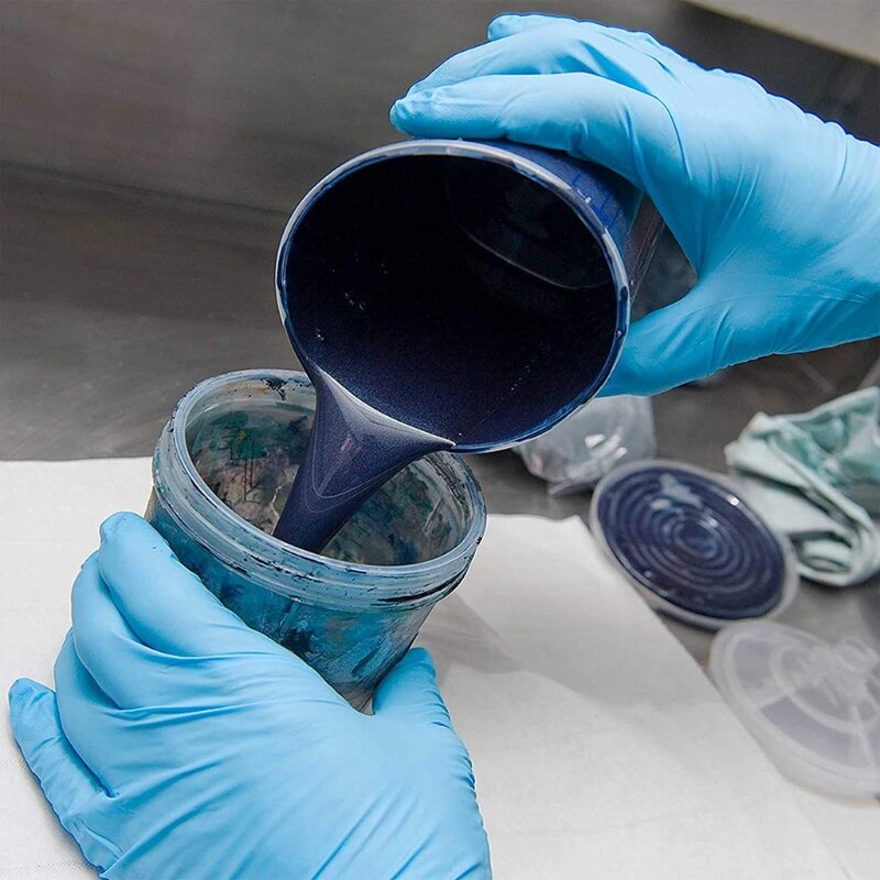 Bicchieri di miscelazione in plastica graduata trasparente monouso da 50 pezzi per resina epossidica con vernice UV