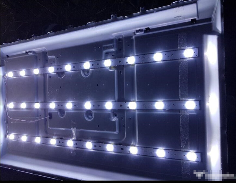 3PCS NEW TV Lampe LED Rétro-Éclairage Bandes Pour TELEBatteries KEN TF-LED32S38T2 Bar Kit LED Bandes LED315D10-07(B) LED315D10-ZC14-07(A) Règles