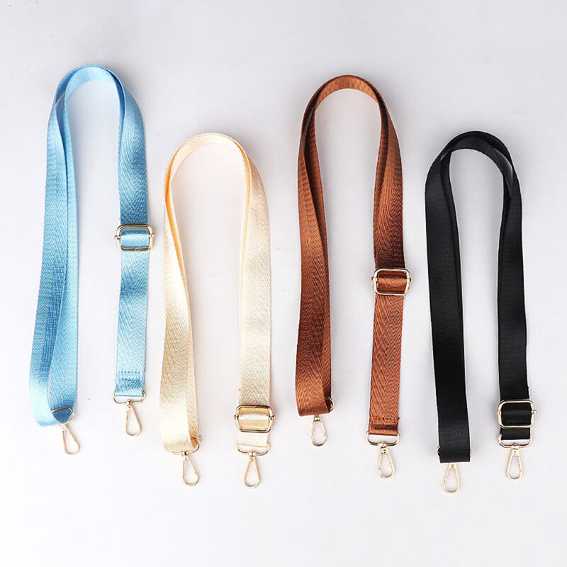 1.3M Long Adjustable Bag Strap Nylon Messenger Crossbody Shoulder Bag Accessorie Bag Straps For Handbag Purse Handle Replacement