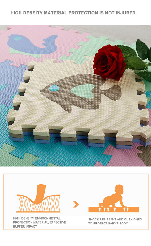 25/9PCS เด็ก Mat Play Mat เด็ก Interlocking การออกกำลังกายพรมกระเบื้องของเล่นพรมพรม Soft พรมปีนเขา Pad EVA โฟม