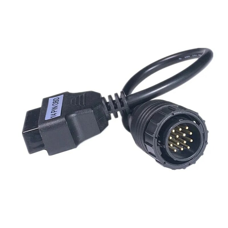 A+ Full Pin For Mercedes For BENZ Sprinter 14pin To 16pin 14 Pin To Obdii Obd2 Obd 2 16 Pin Adapter