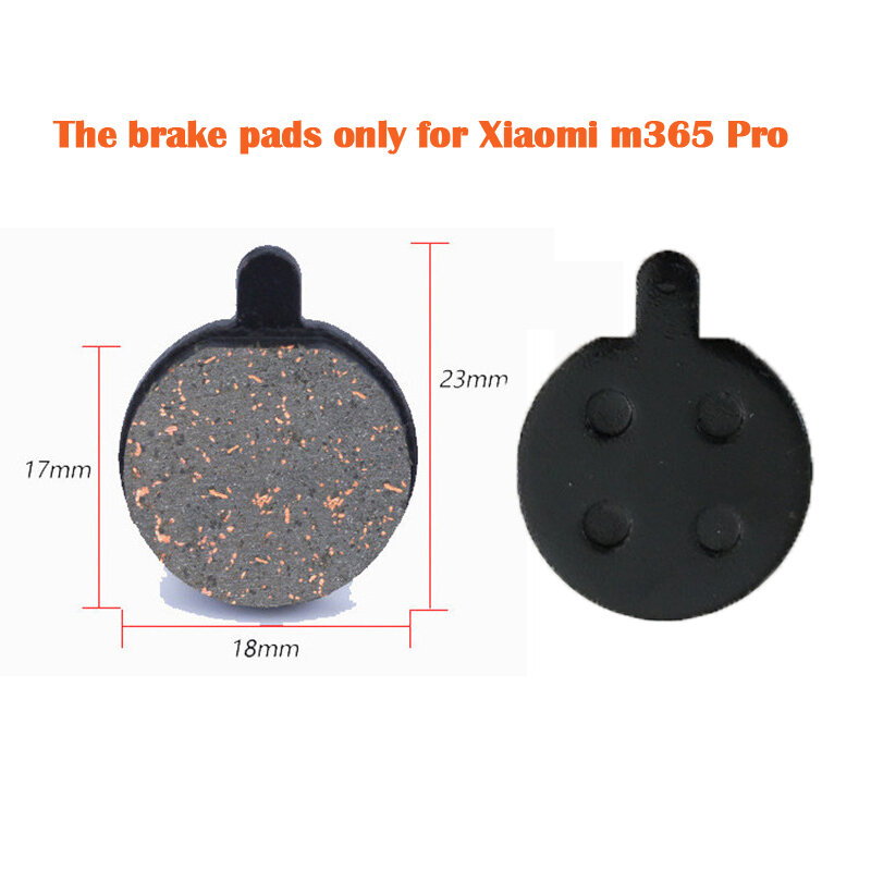 2 Pcs Metal Brake Pads for Xiaomi M365 Pro Brake Pad Rear Disc Kit Replacement Accessories for Xiaomi M365 Pro Electric scooter