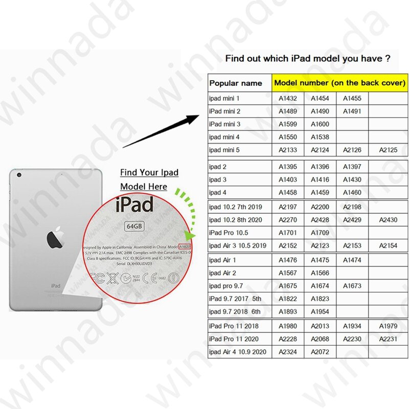 Чехол для iPad 10,2 9th 2021 A2603 A2602 8th 2020 cover 10,2 2019 7th coque Air 2 Pro 11/ Air 4 10,9 ", mini 2 3 4 5 6 5th 6th 9,7